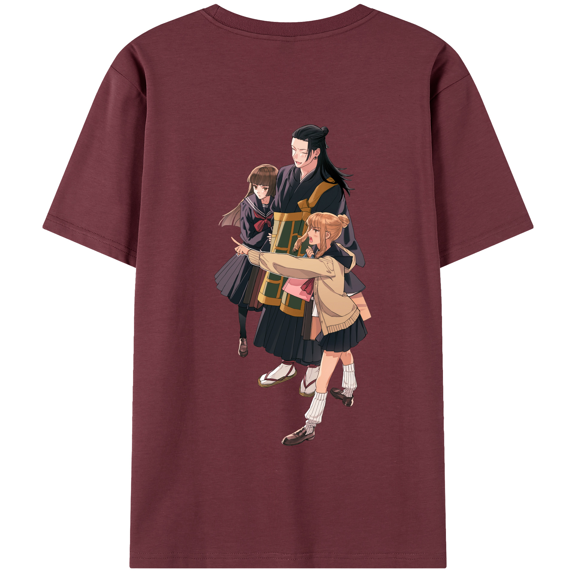 （画像用） 呪術廻戦 Jujutsu Kaisen 綿100％半袖Tシャツ（背面プリント）